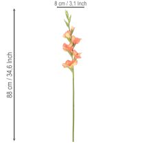 Prodotto Gladiolo artificiale con molti fiori per bouquet, 88 cm