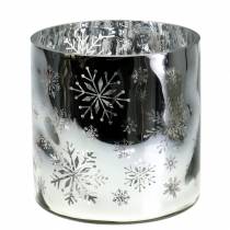 Decorazione natalizia Portalumino di vetro Metallo Ø20cm H20cm