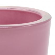 Prodotto Fioriera in vetro Ø7,8 H8 cm rosa antico
