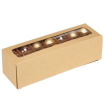 Prodotto Palline di vetro Palline di Natale in vetro oro rosa Ø4cm 24 pz