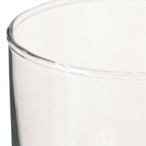 Prodotto Vaso in vetro, vaso per fiori, vaso decorativo incolore Ø9cm H10cm