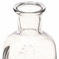 Prodotto Vaso in vetro a forma di bottiglia con motivo A19cm 2 pezzi