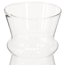Prodotto Vaso in vetro vaso giacinto vaso decorativo trasparente Ø7cm H13cm