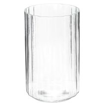 Prodotto Vaso con struttura a strisce unica, design moderno, 19 cm