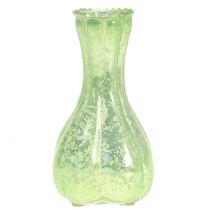 Vaso di vetro Farmer Silver Green H11cm 6 pezzi
