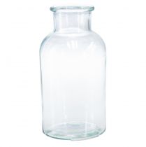 Vaso da farmacia in vetro bottiglia decorativa retrò Ø10cm H20cm