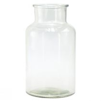 Vaso in vetro decorativo bottiglia farmacista vetro retrò Ø14cm H25cm