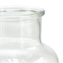Prodotto Vaso in vetro decorativo bottiglia farmacista vetro retrò Ø14cm H25cm