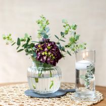 Prodotto Vaso in vetro vaso rigato vetro Ø14cm H13cm 2pz