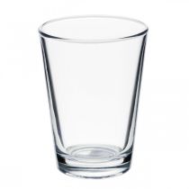 Prodotto Vaso in vetro trasparente Ø8cm H11cm per la decorazione della tavola