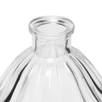 Prodotto Vasi in vetro mini vasi vetro bulboso trasparente 8,5x9,5 cm 6 pz