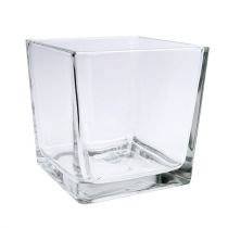 Cubo di vetro trasparente 12 cm x 12 cm x 12 cm 6 pezzi