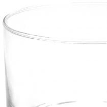 Prodotto Vaso in vetro cilindro di vetro Ø9cm H7cm