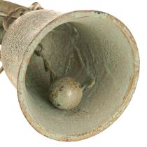 Prodotto Decorazione da parete a forma di campana in metallo con supporto, patina antica H58cm