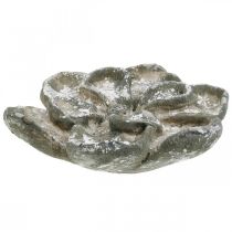Decorazione tomba, decorazione in cemento, decorazione da giardino, rosa in cemento Ø15,5 cm