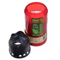 Prodotto Candela tombale Candela commemorativa compostabile rossa ICP H20 cm