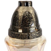 Prodotto Tomba di viticci di vetro chiaro rose H26cm Ø12cm colorato oro 24-30h