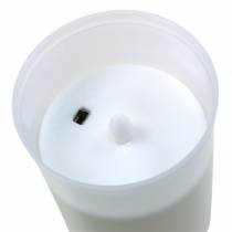 Prodotto Luce tombale a LED bianco, timer bianco caldo alimentato a batteria Ø6,8 H12,2cm