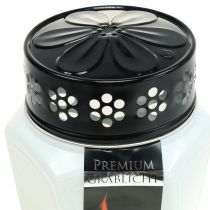 Prodotto Tomba leggera in plastica attorcigliata bianca Ø11cm H25cm