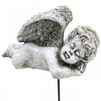 Spina decorativa decorazione tomba angelo tomba angelo su bastone 6 cm 4 pezzi