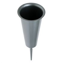 Prodotto Vaso tombale argento 33 cm