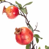 Prodotto Ramo artificiale di melograno, ideale come decorazione da tavola con frutti, 68 cm.