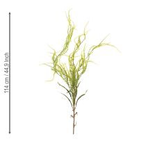 Prodotto Pianta artificiale di miglio verde setoloso per eleganti decorazioni sospese, eleganti accenti per la stanza, 114 cm