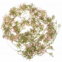 Ghirlanda di gypsophila Rosa 180 cm