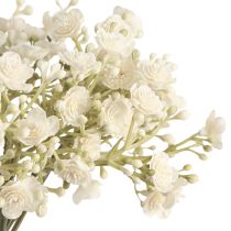 Prodotto Gypsophila artificiale, ali di bambino in un mazzo bianco, 23 cm, 12 pezzi