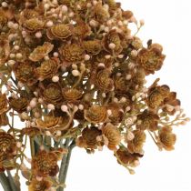 Prodotto Gypsophila marrone artificiale per bouquet autunnale 29,5 cm 18p