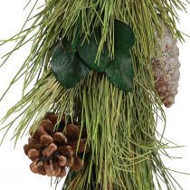 Prodotto Decorazione da appendere pigne di pino ed eucalipto natalizie L60cm