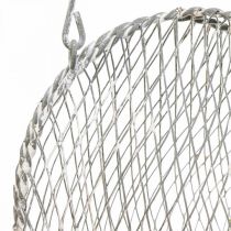 Cuore in filo decorativo da appendere, porta tealight da appendere 29×27,5 cm