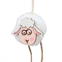 Prodotto Decorazione da appendere primavera Decorazione pasquale ciondolo pecora 10 cm 12 pz