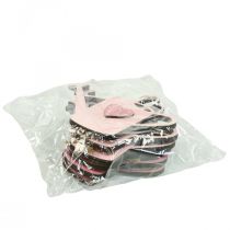 Prodotto Decorazione da appendere annaffiatoio in legno deco gancio deco rosa 14x12cm 6 pezzi