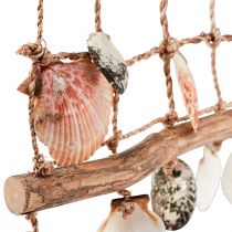 Prodotto Decorazione da appendere decorazione rete da pesca marittima conchiglie 50x32 cm