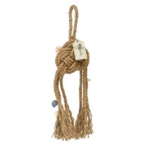 Prodotto Decorazione da appendere decorazione nodo in corda marittima con conchiglie Ø9cm 45cm