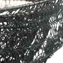 Prodotto Cesto sospeso Cesto in filo metallico a 3 livelli per appendere Ø30,5 cm H100 cm