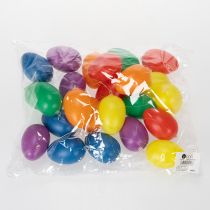 Prodotto Decorazioni a forma di uova di Pasqua per decorare la casa o il giardino in primavera. Articoli decorativi colorati, 6 cm, 24 pezzi.