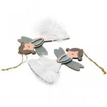 Prodotto Figure natalizie Angeli da appendere Legno 14,5×10cm 6pz