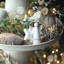 Prodotto Ciondolo a forma di angelo, statuetta decorativa da appendere all'albero di Natale, 8 cm, 4 pezzi