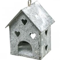 Prodotto Ciondolo natalizio casa in metallo Shabby Chic H9,5 cm 3 pz