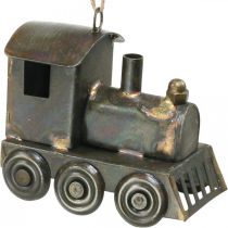 Prodotto Decorazioni per l&#39;albero di Natale Locomotiva natalizia in metallo H7.5cm