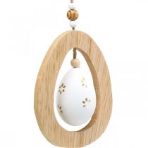 Prodotto Uovo di Pasqua da appendere con motivo uova decorazione pasquale H12cm 3 pz