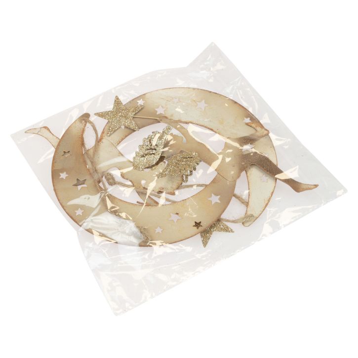 Prodotto Angelo nella luna Decorazione da appendere A19cm 2pz