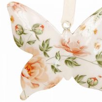 Farfalle decorative fiori appendiabiti decorativi in metallo L12×H10cm 3pz