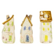 Prodotto Decorazione in ceramica per interni e vasi da fiori. Ideale come regalo. 10 cm, 3 pezzi.