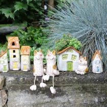 Prodotto Decorazione in ceramica per interni e vasi da fiori. Ideale come regalo. 10 cm, 3 pezzi.