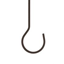 Gancio marrone L 25 cm 12 pezzi