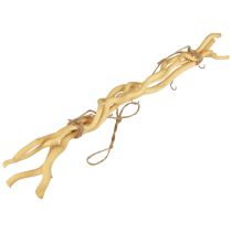 Prodotto Decorazione da parete con gancio in legno in stile boho per un uso versatile