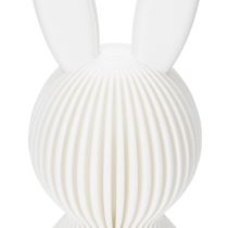 Prodotto Statuina decorativa a forma di coniglio con aspetto piegato per un arredamento moderno, soggiorno o ufficio, 13 cm, 3 pezzi